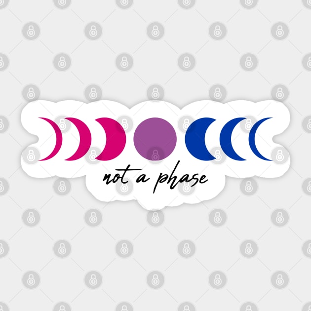 Bisexual Moon Phase Sticker by Pridish